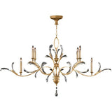 Alice Candle Oblong Chandelier 74" - thebelacan