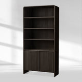 Alova Wood Open Sideboard Hutch 45"W - thebelacan