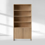 Alova Wood Open Sideboard Hutch 45"W - thebelacan