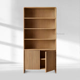 Alova Wood Open Sideboard Hutch 45"W - thebelacan