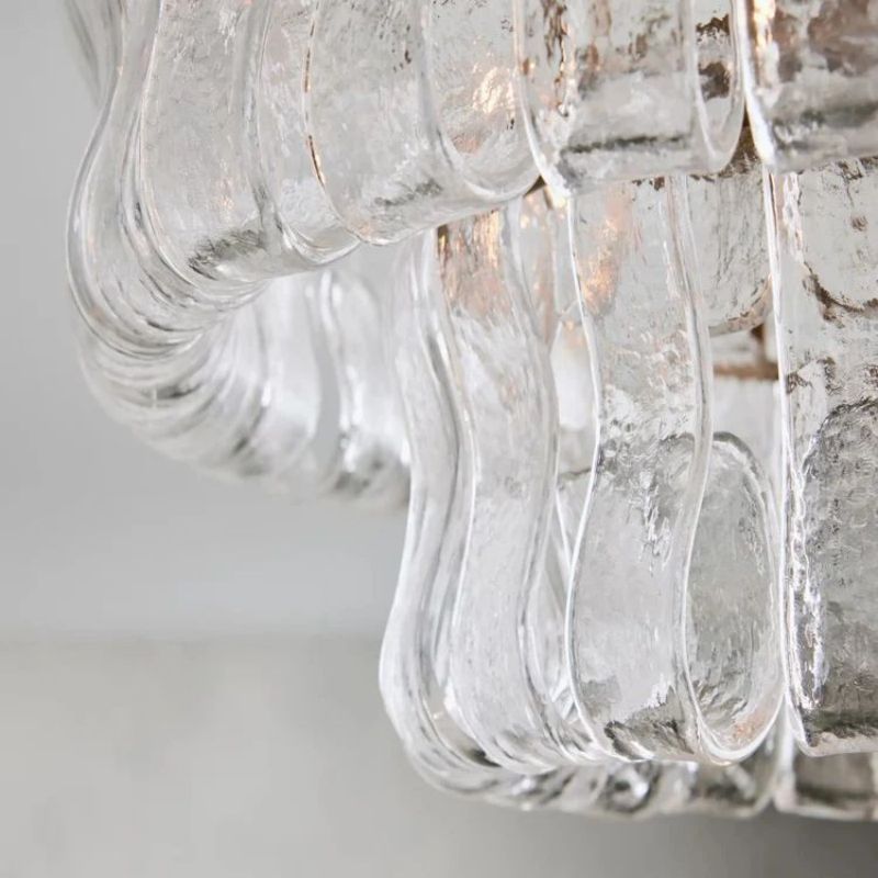 Lime 2-Tier Glass Round Flushmount 18" - thebelacan
