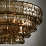 Lime Glass Round Chandelier - thebelacan