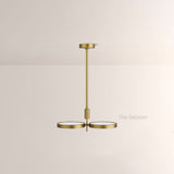 Amos Dual Shallow Drums Chandelier - thebelacan