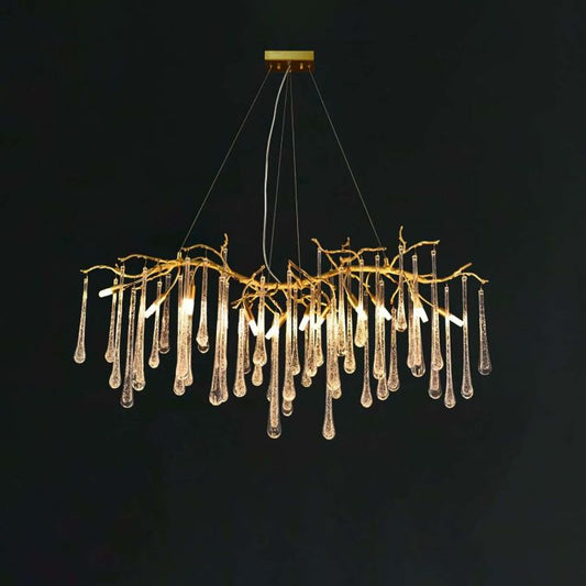 Aqua Makrama Chandeliers - thebelacan