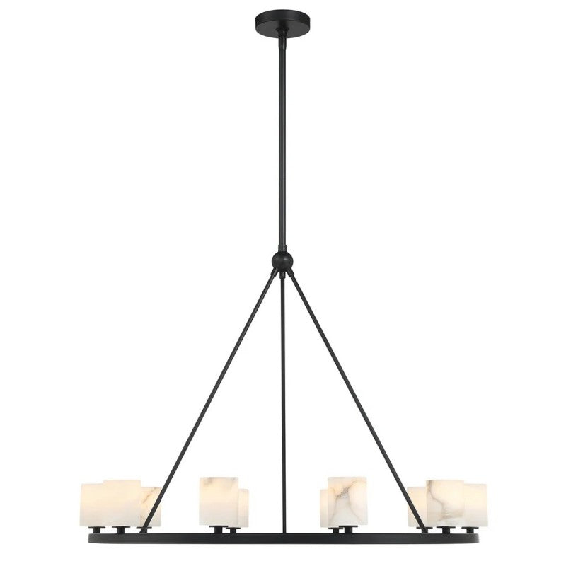 Aragon 10 Light Chandelier Alabaster - thebelacan