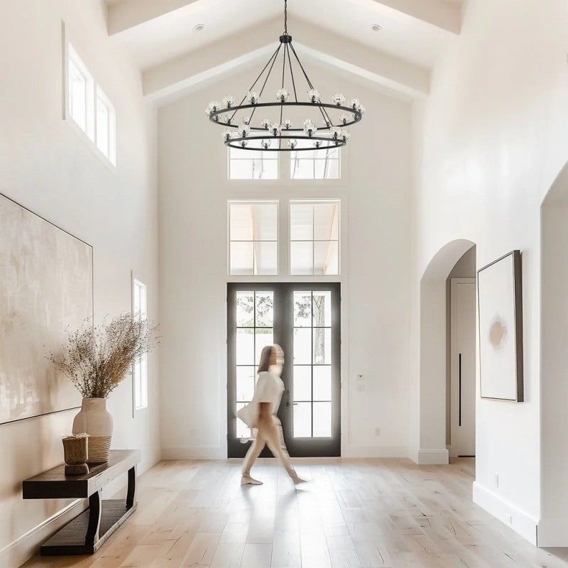 Aragon 30 Light Chandelier Alabaster - thebelacan