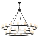 Aragon 30 Light Chandelier Alabaster - thebelacan