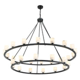 Aragon 30 Light Chandelier Alabaster - thebelacan