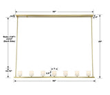 Aragon 7 Light Chandelier Alabaster - thebelacan