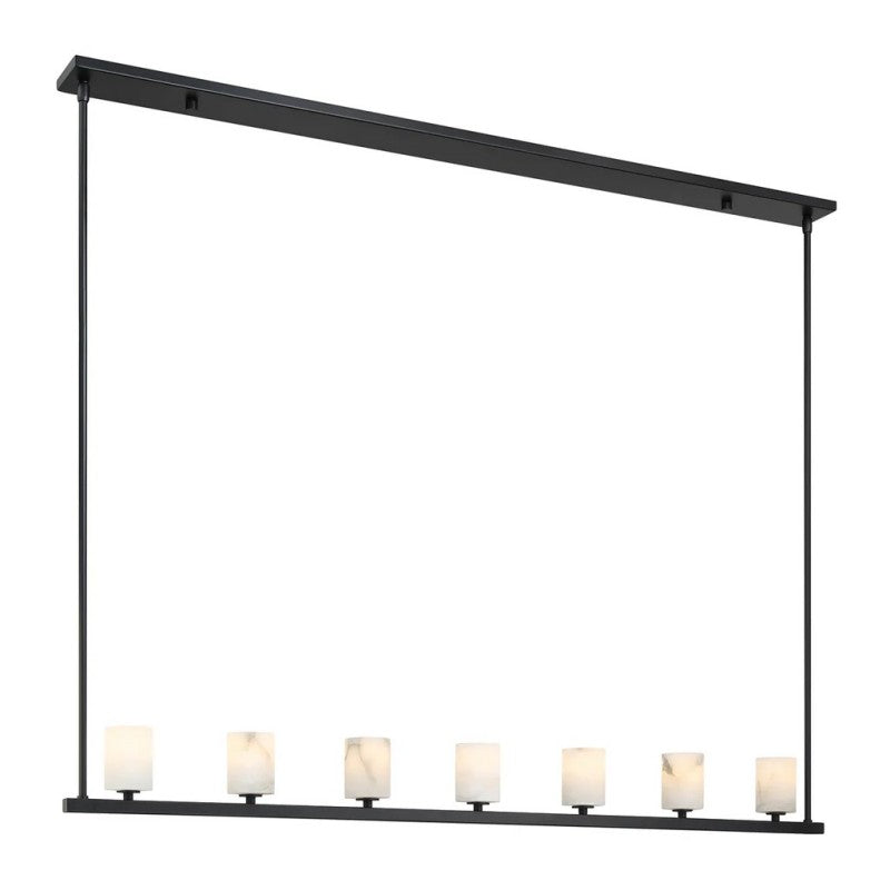 Aragon 7 Light Chandelier Alabaster - thebelacan