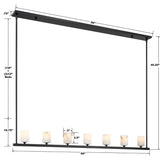 Aragon 7 Light Chandelier Alabaster - thebelacan