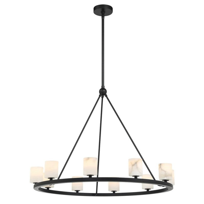 Aragon 12 Light Chandelier Alabaster - thebelacan