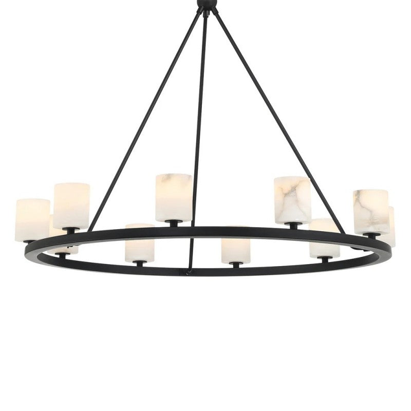 Aragon 12 Light Chandelier Alabaster - thebelacan