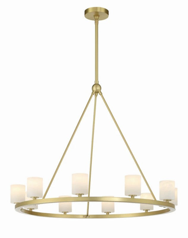 Aragon 12 Light Chandelier Alabaster - thebelacan
