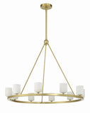 Aragon 12 Light Chandelier Alabaster - thebelacan