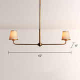 Aria 2-Light Linear Chandelier
