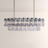 Art Glass Delsia Linear Chandelier