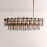 Art Glass Delsia Linear Chandelier