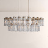 Art Glass Delsia Linear Chandelier
