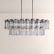 Art Glass Delsia Linear Chandelier