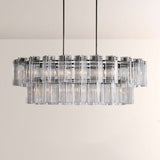 Art Glass Delsia Linear Chandelier