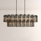 Art Glass Delsia Linear Chandelier