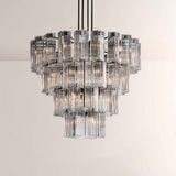 Art Glass Delsia Round Chandelier 48"