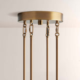 Art Glass Delsia Round Chandelier 48"