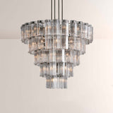 Art Glass Delsia Round Chandelier 60"