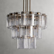 Art Glass Delsia Round Chandelier 38"