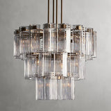 Art Glass Delsia Round Chandelier 38"
