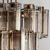 Art Glass Delsia Round Chandelier 38"