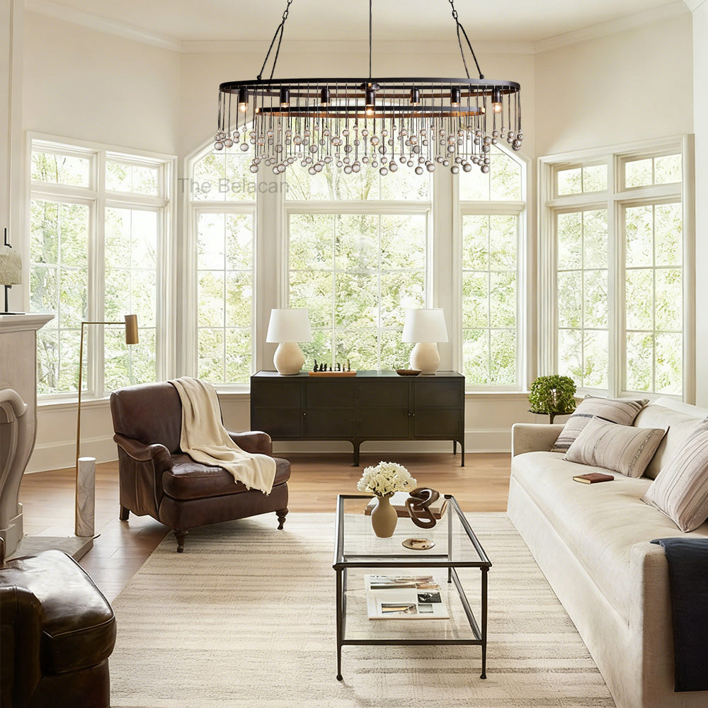 Aubluxe Oval Chandelier - thebelacan