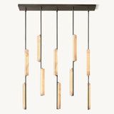 Audubos Alabaster Linear Chandelier 54" - thebelacan