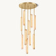 Audubos Alabaster Round Chandelier 24" - thebelacan