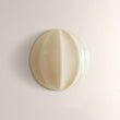 Aveline Clamshell Ribbed Opal Glass Wall Sconce