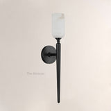 Axis Alabaster 1 Light Wall Sconce 21.6H - thebelacan