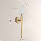 Axis Alabaster 1 Light Wall Sconce 21.6H - thebelacan