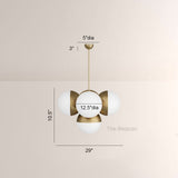 Borg Round Globe Chandelier - thebelacan