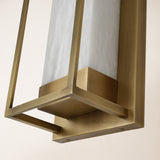 Bravura Alabaster Wall Sconce 15.7H - thebelacan