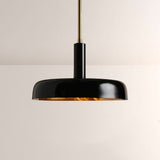 Brennan Gloss Lacquer & Brass Pendant