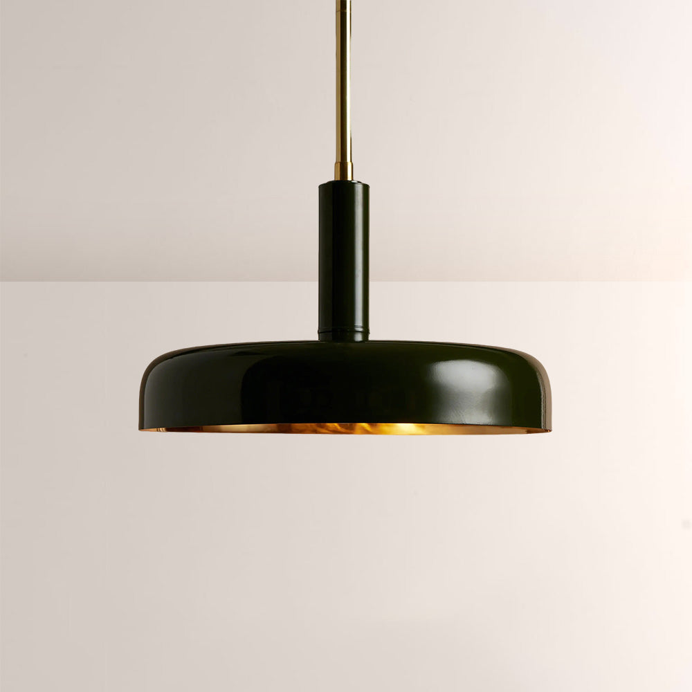 Brennan Gloss Lacquer & Brass Pendant