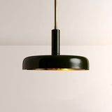 Brennan Gloss Lacquer & Brass Pendant