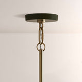 Brennan Gloss Lacquer & Brass Pendant
