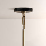 Brennan Gloss Lacquer & Brass Pendant