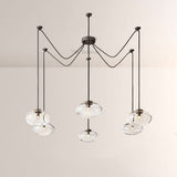 Cabrette Clear Glass Suspended Chandelier - thebelacan