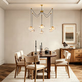 Cabrette Clear Glass Suspended Chandelier - thebelacan