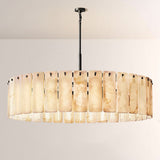 Cascade Alabaster Round Chandelier 60"D - thebelacan
