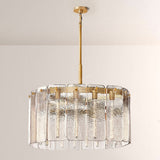 Cascade Glass Round Chandelier 36"D - thebelacan