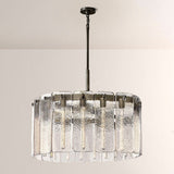 Cascade Glass Round Chandelier 36"D - thebelacan